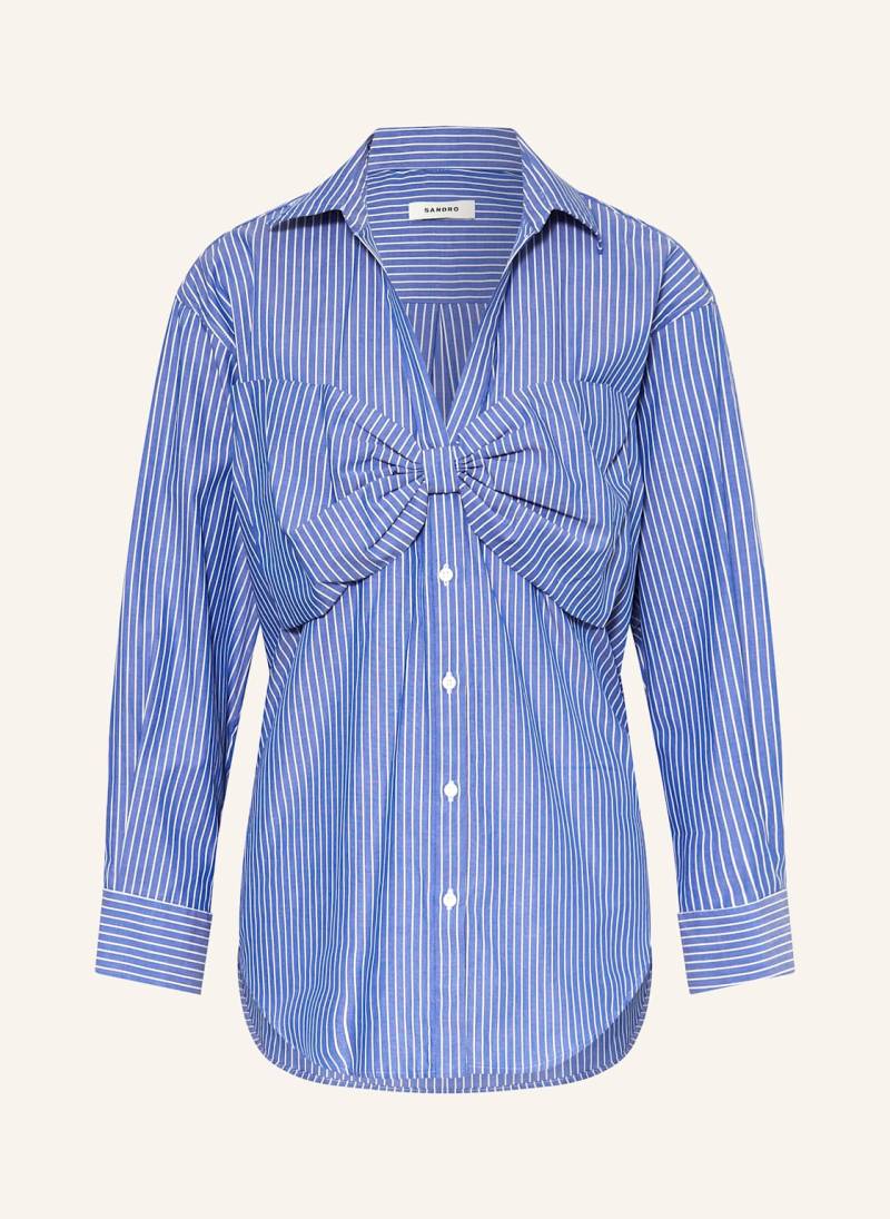 Sandro Hemdbluse blau von sandro