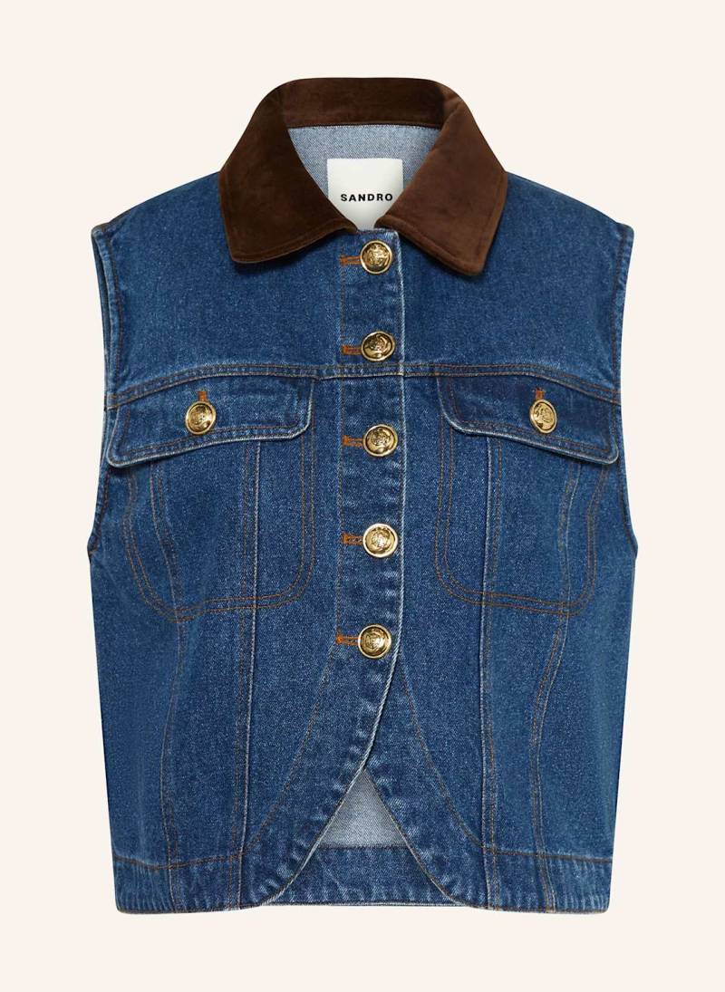 Sandro Jeansweste blau von sandro