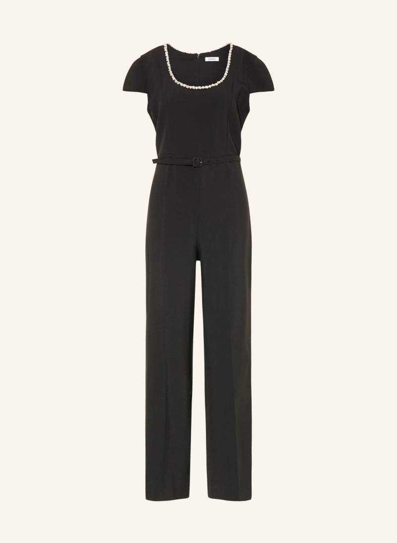 Sandro Jumpsuit Mit Schmucksteinen schwarz von sandro
