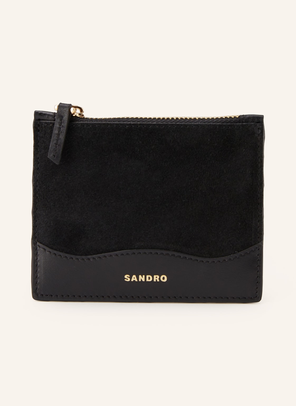Sandro Kartenetui Mit Münzfach schwarz von sandro