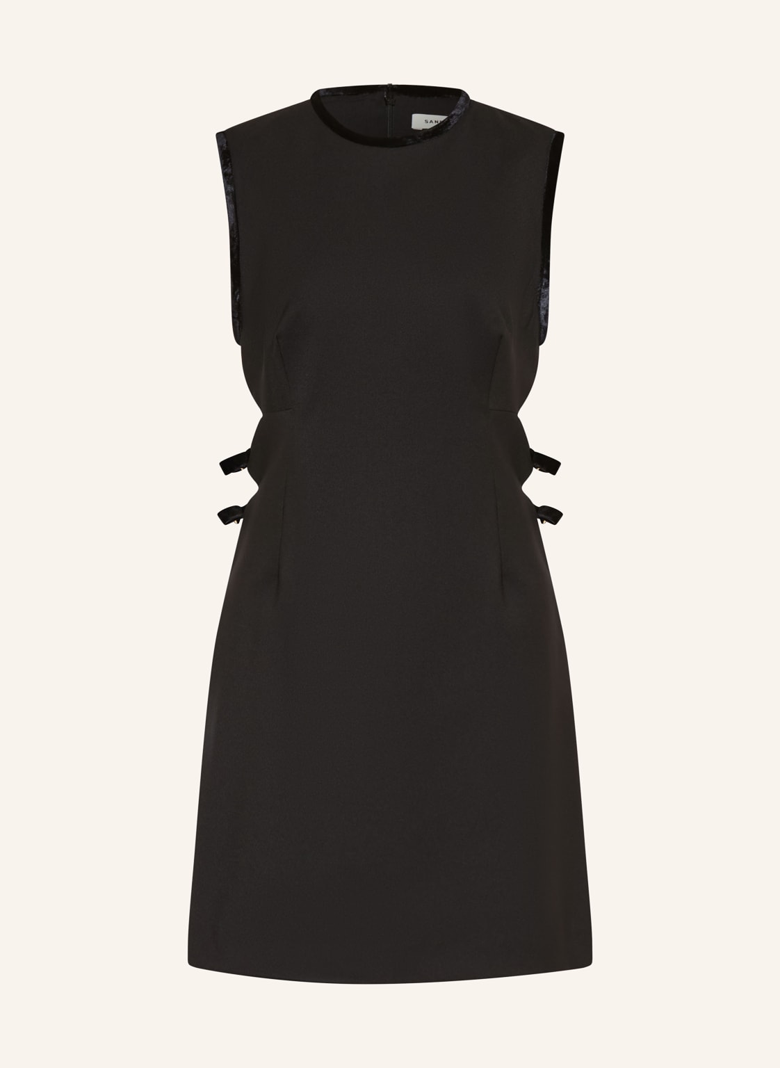 Sandro Kleid Mit Cut-Outs schwarz von sandro