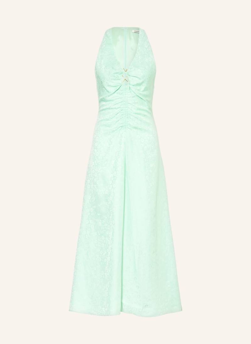 Sandro Kleid Mit Leinen gruen von sandro