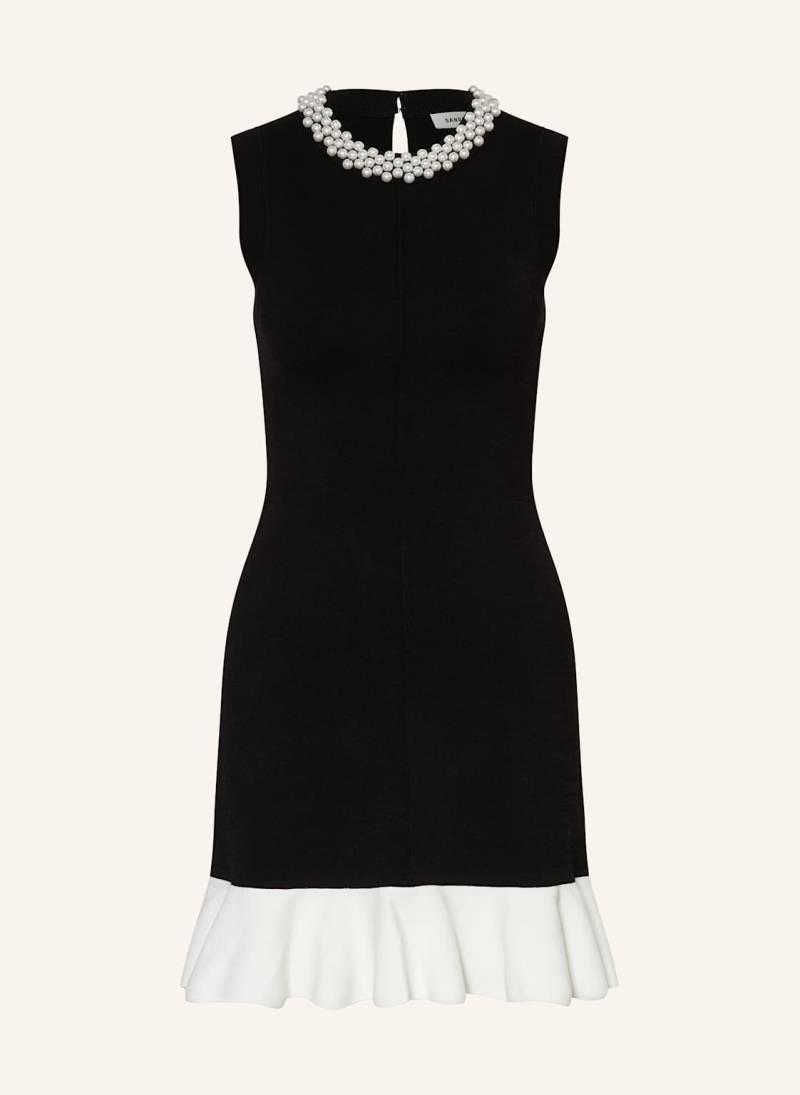 Sandro Kleid Mit Schmuckperlen schwarz von sandro