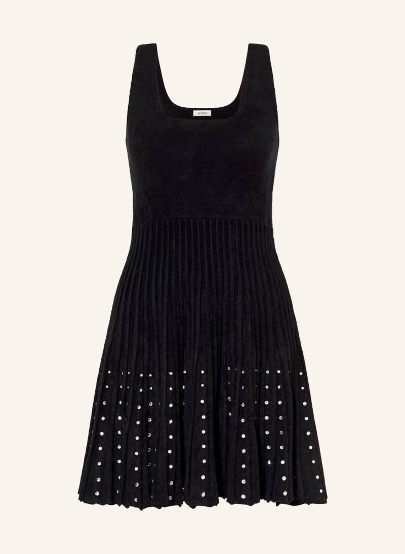 Sandro Kleid Mit Schmucksteinen schwarz von sandro