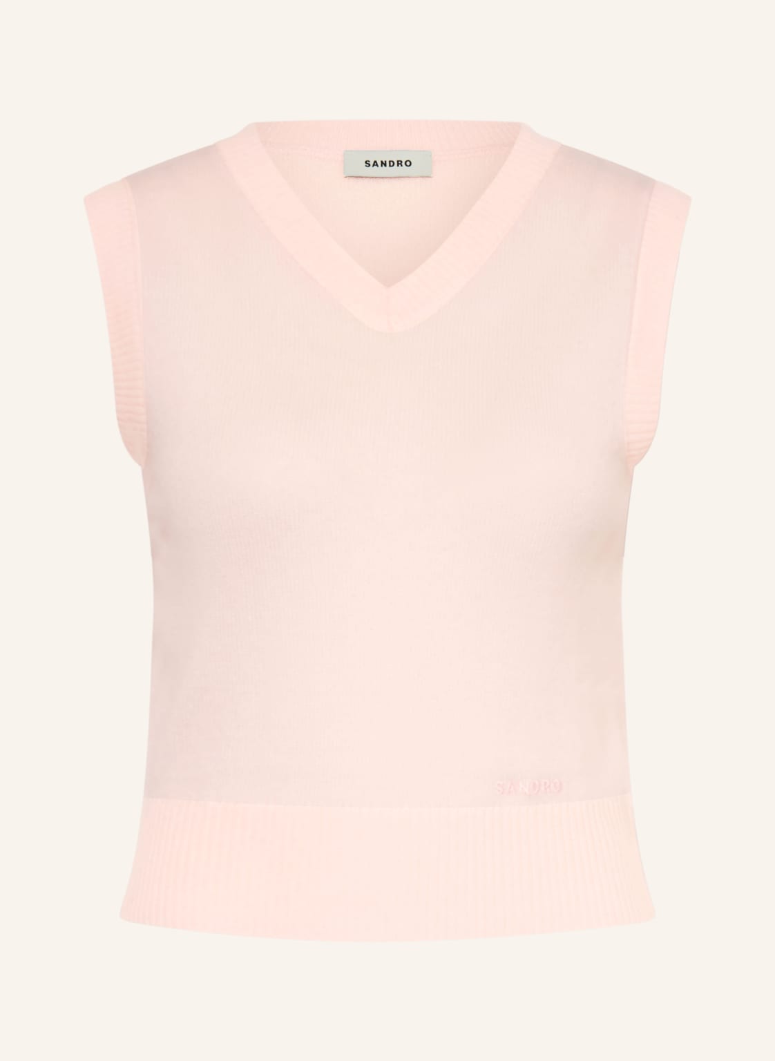 Sandro Pullunder Mit Cashmere pink von sandro