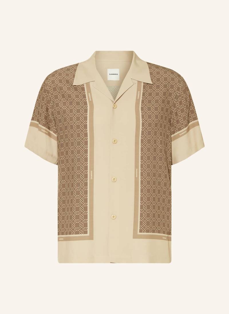 Sandro Resorthemd Regular Fit braun von sandro
