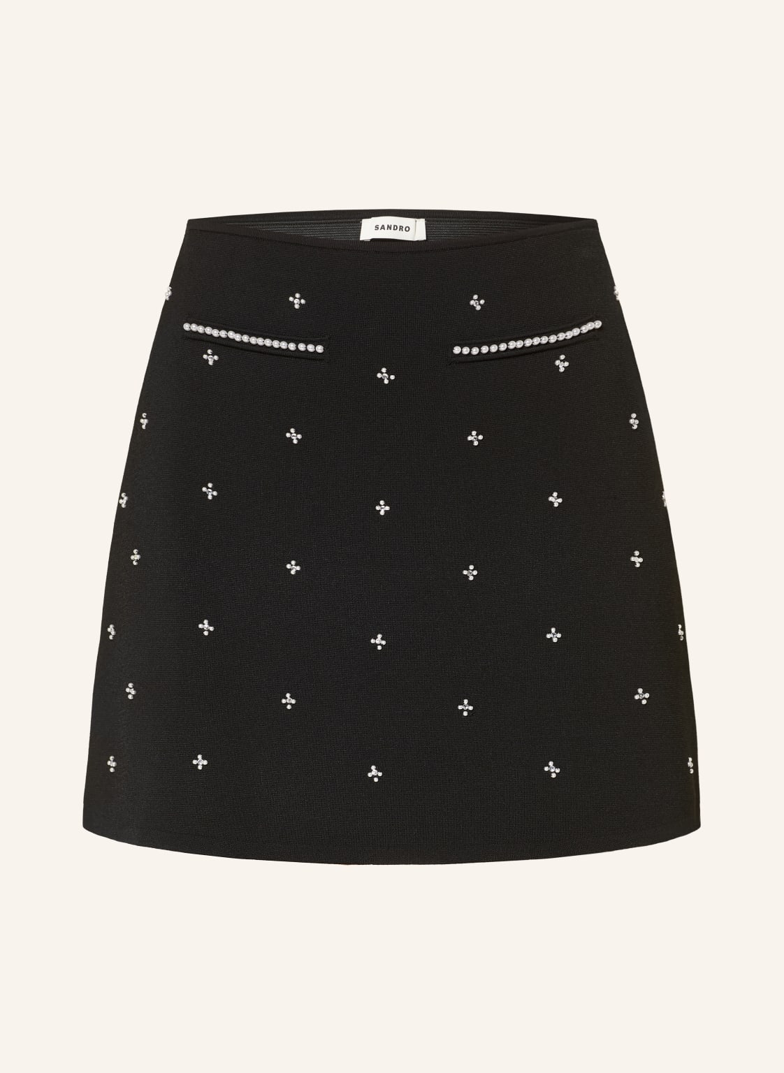 Sandro Rock Mit Schmucksteinen schwarz von sandro