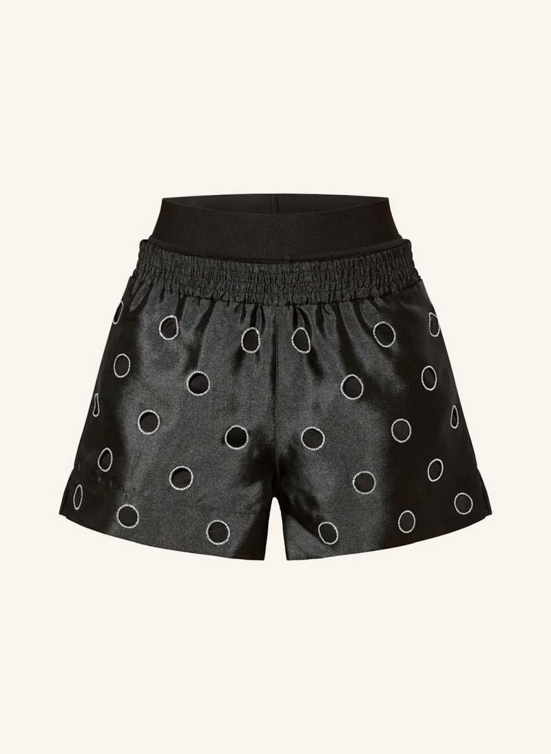 Sandro Shorts Mit Schmucksteinen Und Cut-Outs schwarz von sandro