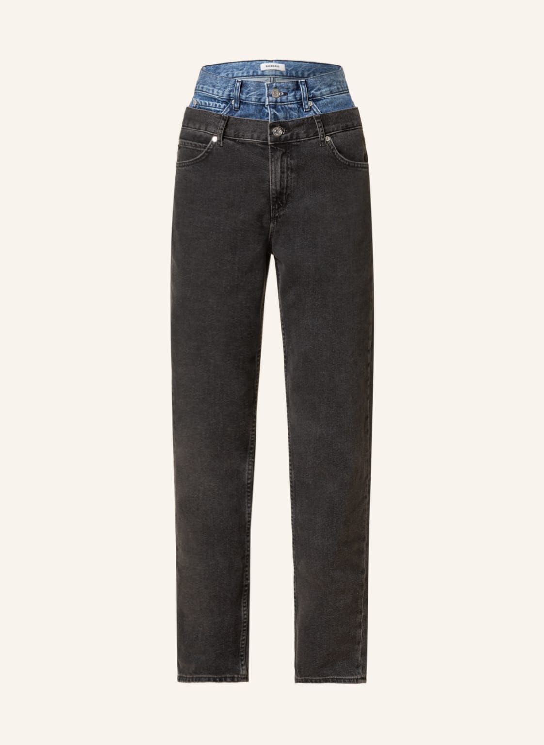 Sandro Straight Jeans grau von sandro