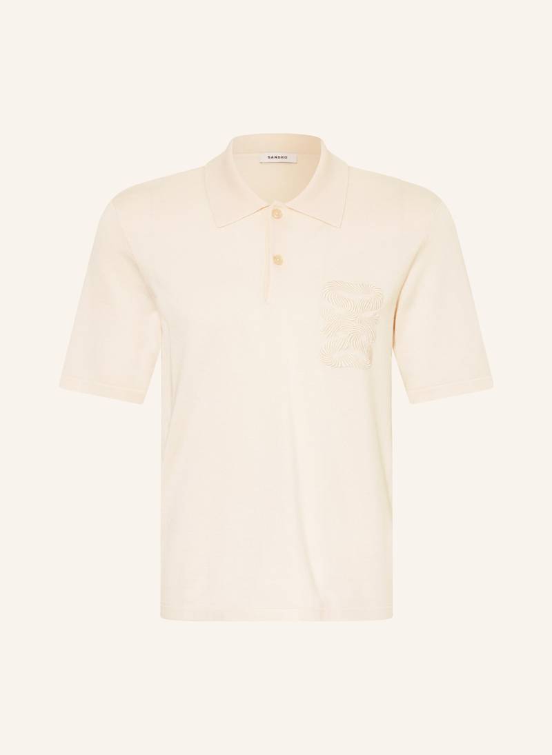 Sandro Strick-Poloshirt beige Sandro Strick-Poloshirt beige von sandro