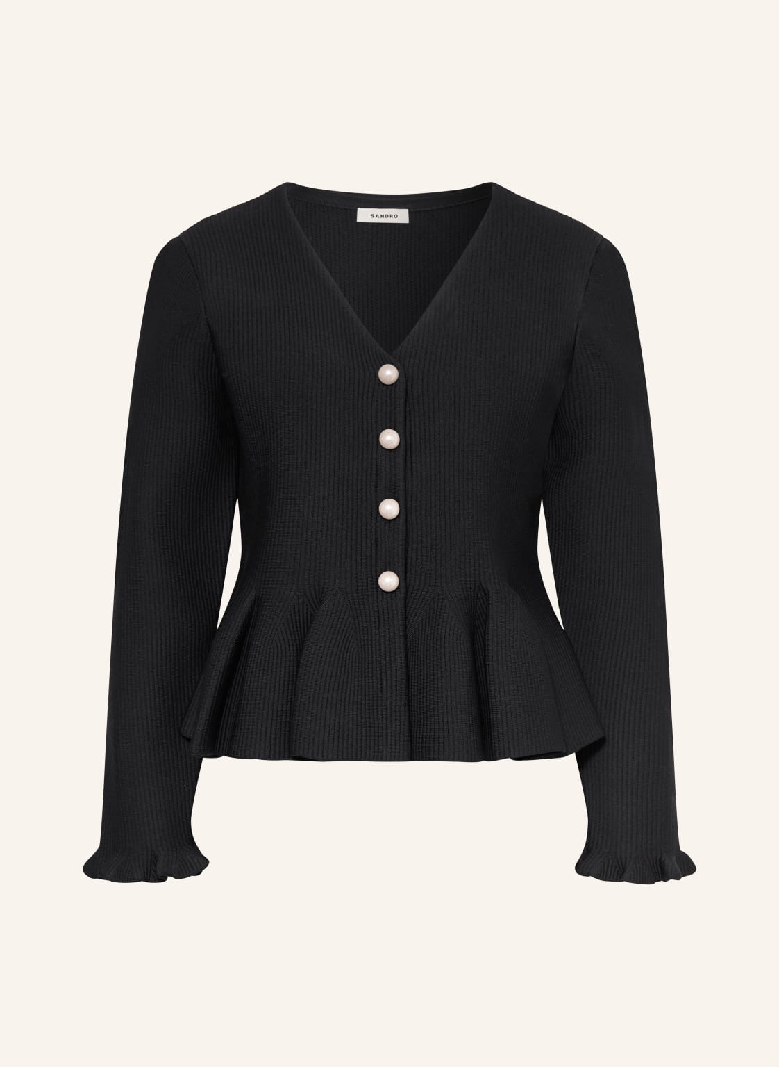 Sandro Strickjacke schwarz von sandro