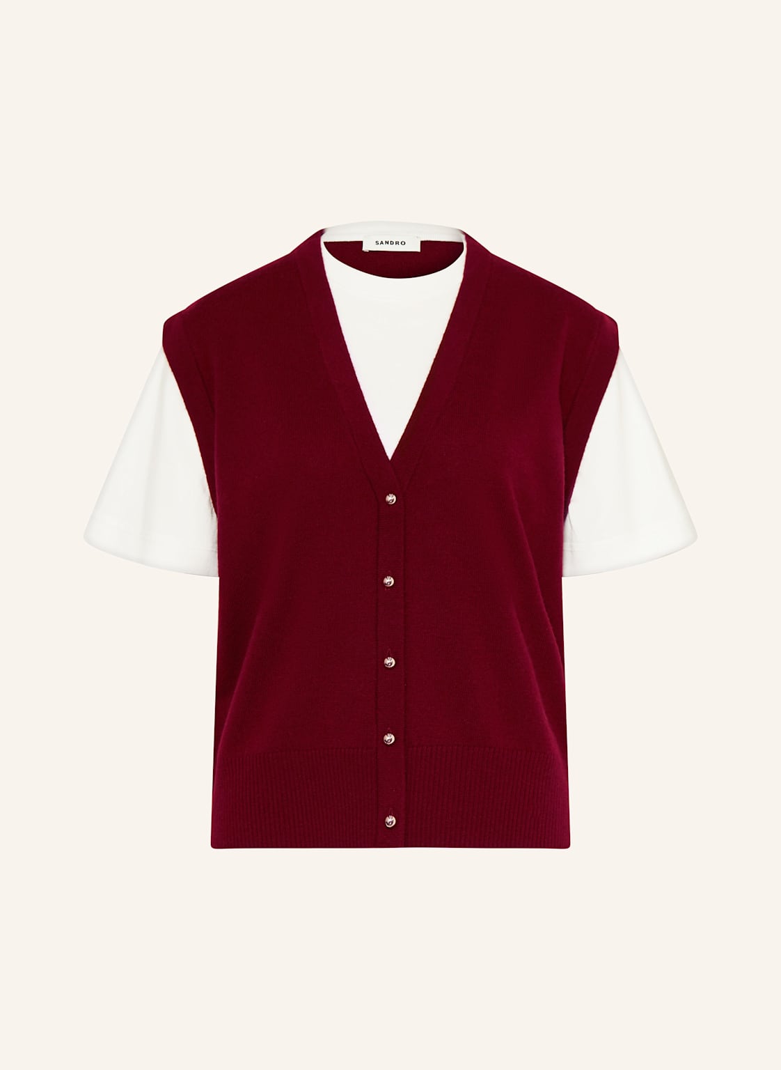 Sandro Strickshirt rot Sandro Strickshirt rot von sandro