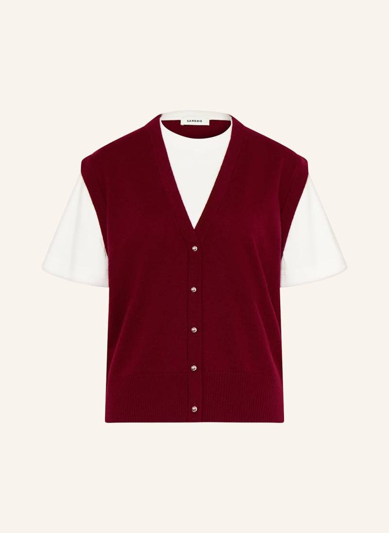 Sandro Strickshirt rot von sandro