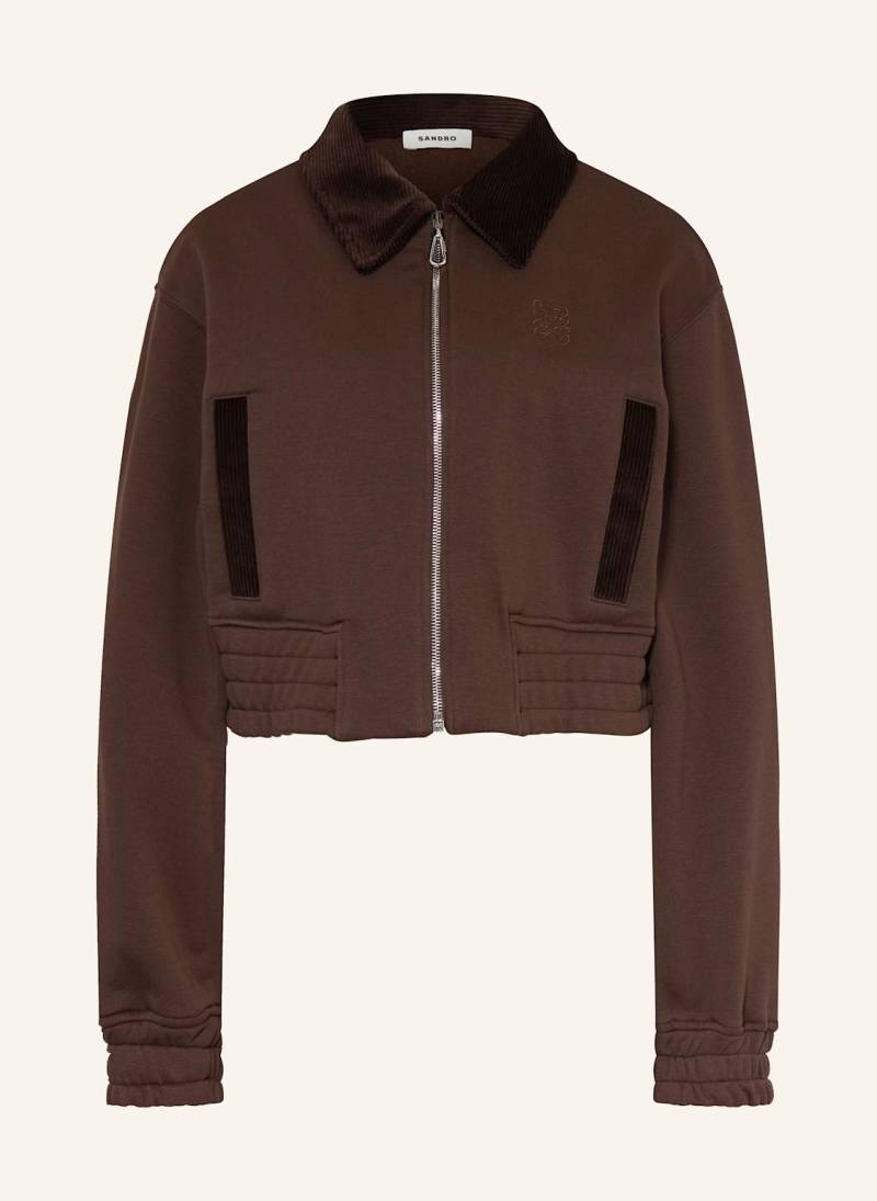 Sandro Sweatjacke braun von sandro