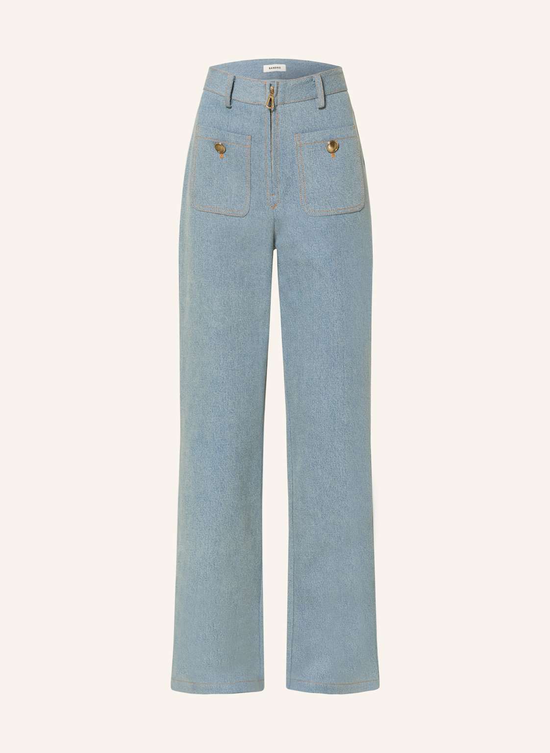Sandro Wide Leg Jeans blau von sandro