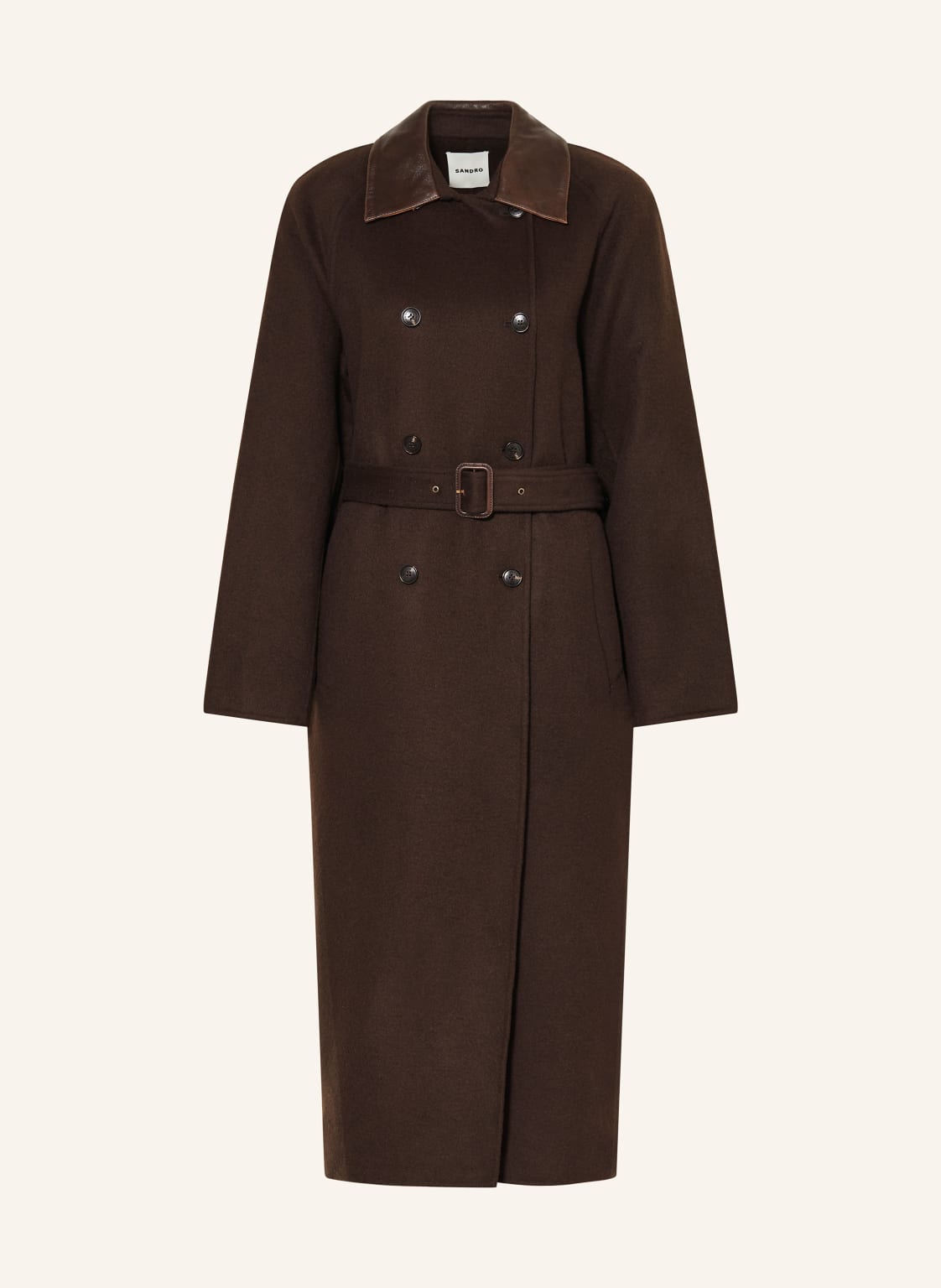 Sandro Wollmantel braun von sandro