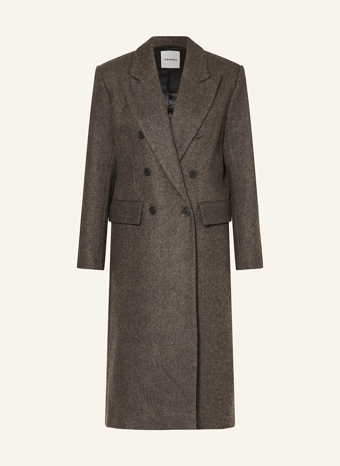 Sandro Wollmantel grau von sandro