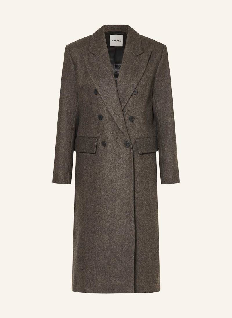 Sandro Wollmantel grau von sandro