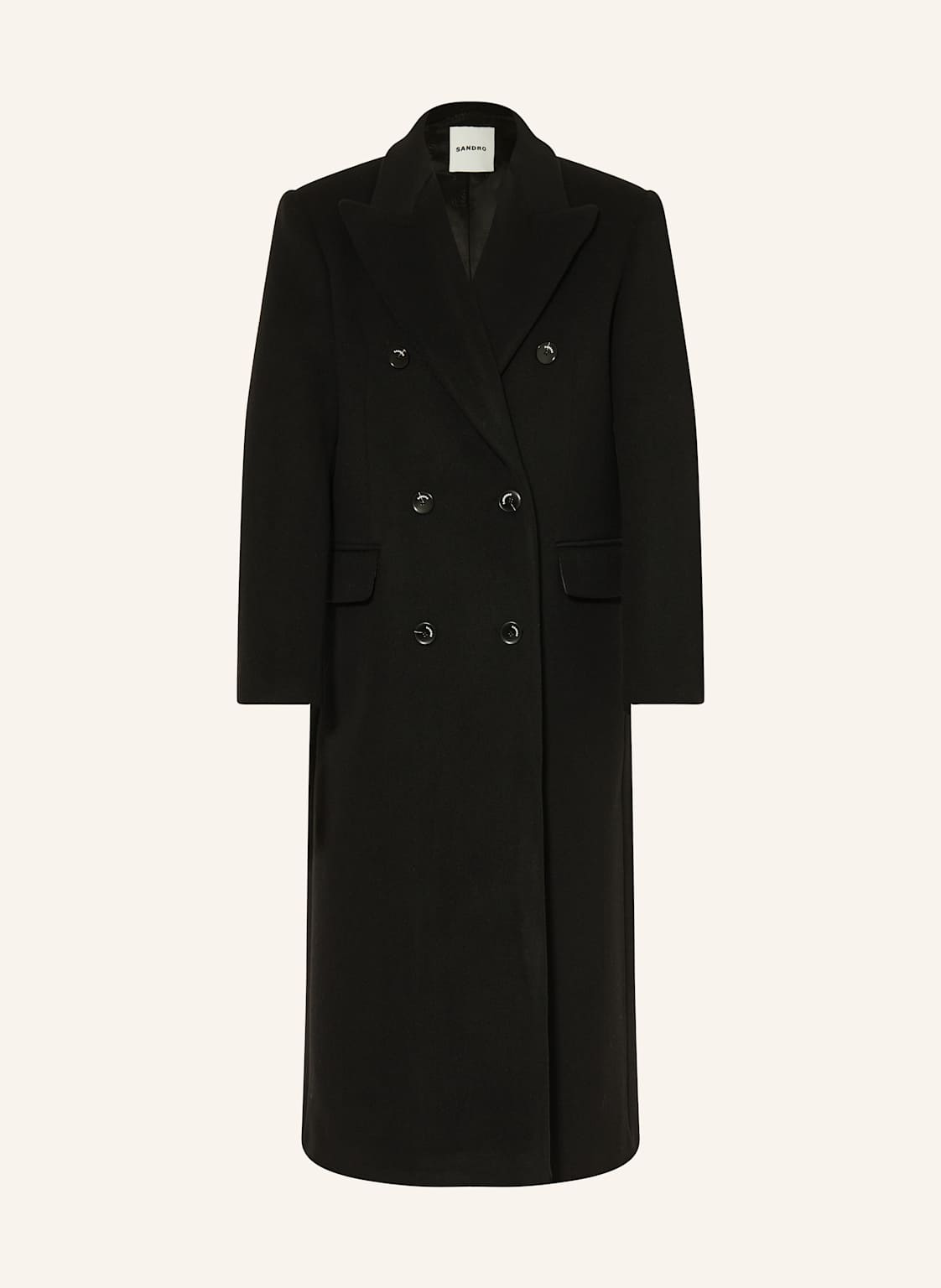 Sandro Wollmantel schwarz von sandro