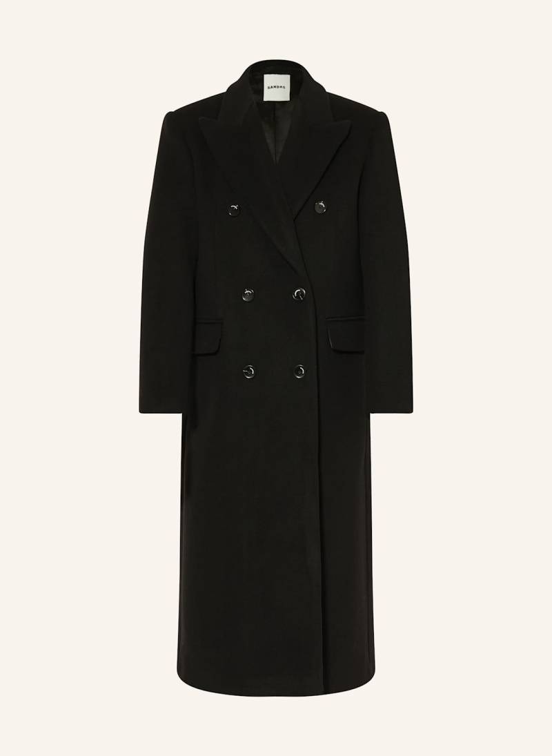 Sandro Wollmantel schwarz von sandro