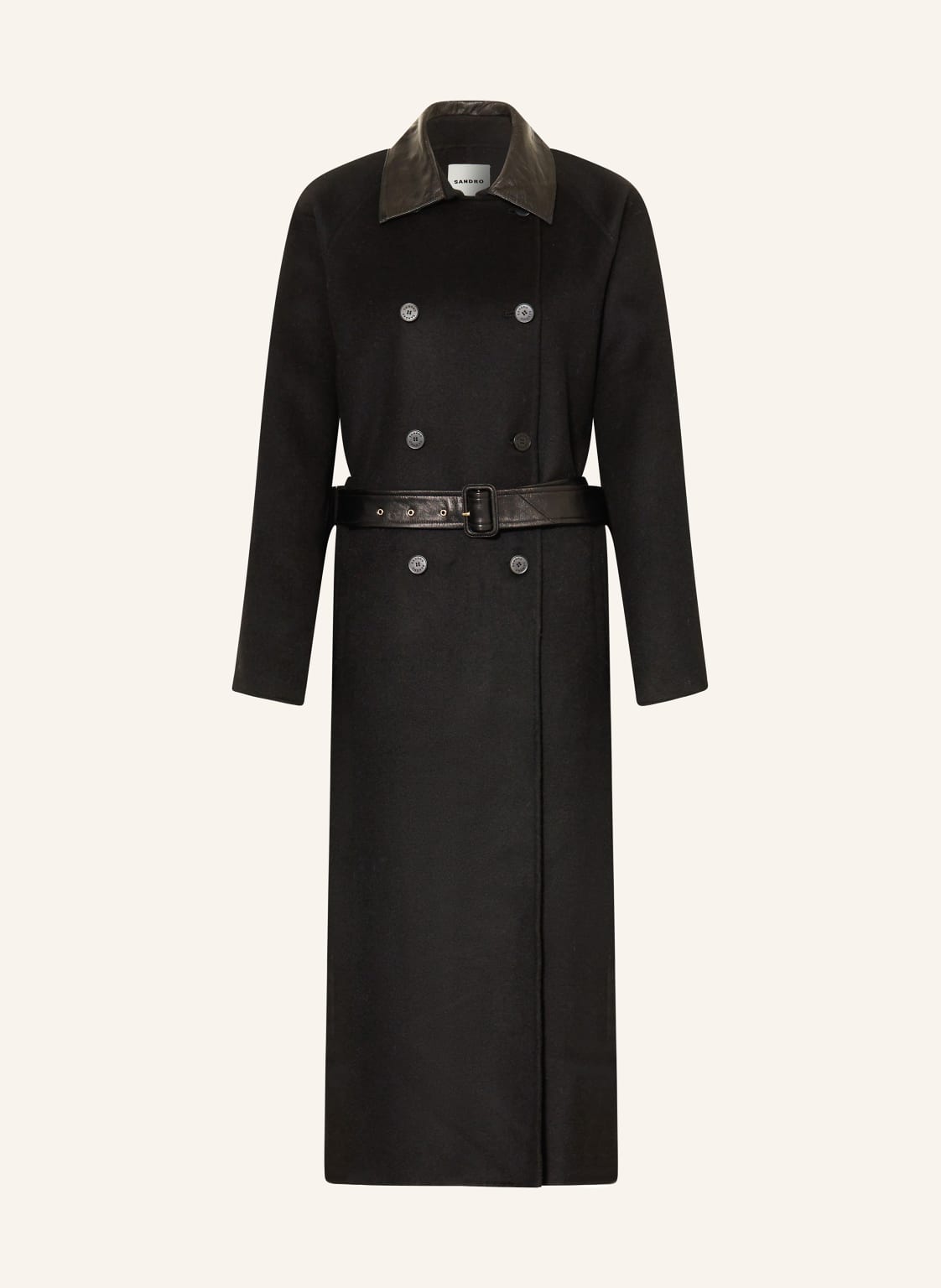 Sandro Wollmantel schwarz von sandro