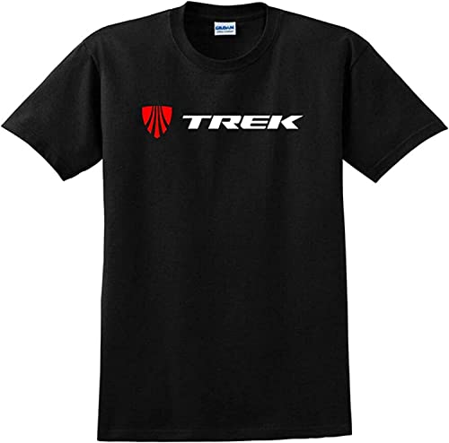 New Trek Bicycle T-Shirt Mountain Bike Logo Road Cycling Race MTB Men's Black X-Small von sang