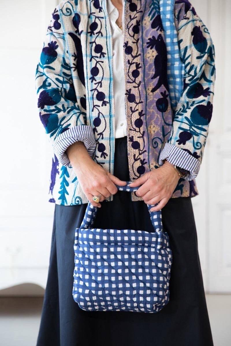 Gesteppte Handtasche von sanjanaandmestudio