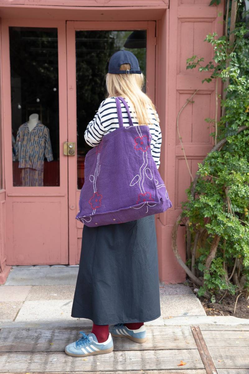 Kantha Handtasche von sanjanaandmestudio