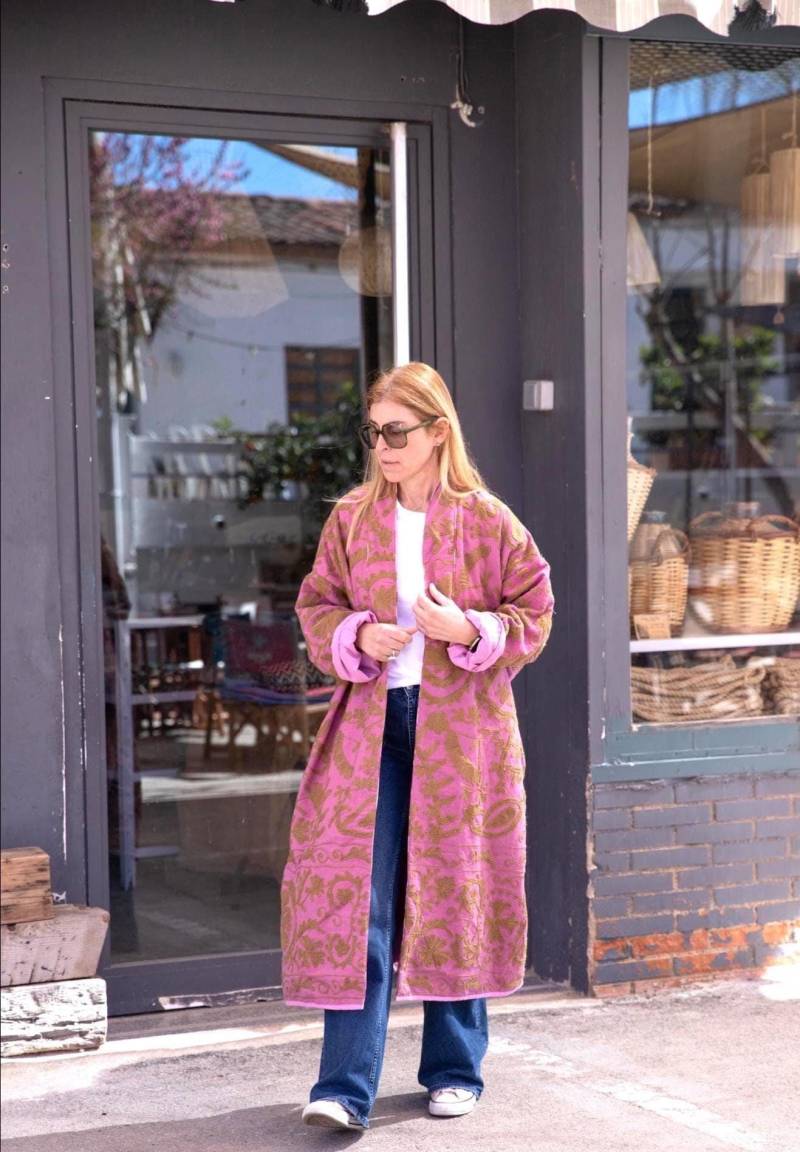 Lange Bestickte Jacke von sanjanaandmestudio