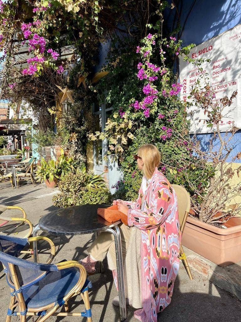 Lange Samt Jacke von sanjanaandmestudio