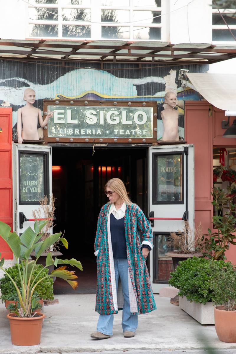 Lange Samt Jacke von sanjanaandmestudio