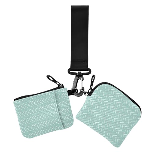 Abstract Art Green Damen Kartenetuis Kleingeldhalter Slim Abnehmbare Kreditkarten-Geldbörse Organizer mit Reißverschluss Münzfach für Frauen 2 Packungen Abstract Art Green Damen Kartenetuis Kleingeldhalter Slim Abnehmbare Kreditkarten-Geldbörse Organizer mit Reißverschluss Münzfach für Frauen 2 Packungen von sanluoli