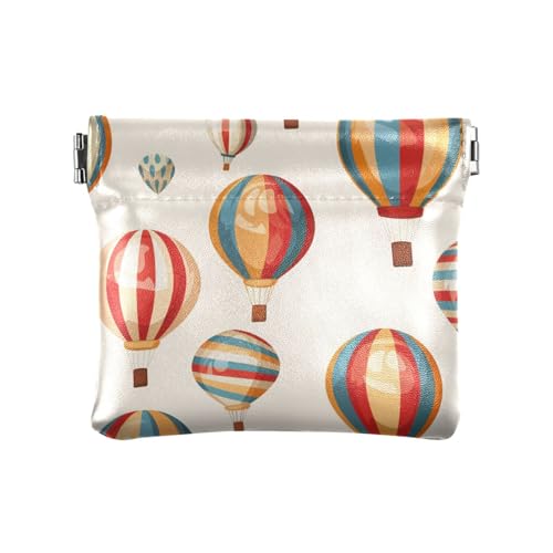 Balloon Damen Leder Münzbörse Geldbörse Portmonee Portmonee Kleingeld Geldbörse für Mädchen Damen Handtasche von sanluoli
