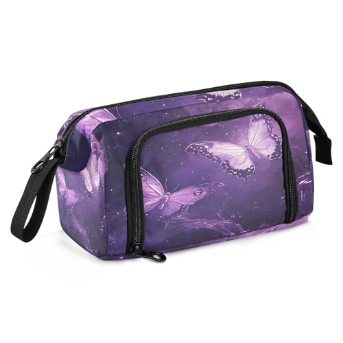 Federmäppchen mit großem Fassungsvermögen, Aufbewahrungstasche mit Griff mit Stifthalter für Studenten, Mittelschule, Ölgemälde, niedliches Katzengefühl von sanluoli