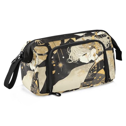 Federmäppchen mit großem Fassungsvermögen, Federmäppchen mit Griff, Schulbedarf für Teenager, Mädchen, für Männer, Schulbedarf, Ölgemälde, Feeling Cute Cat Federmäppchen mit großem Fassungsvermögen, Federmäppchen mit Griff, Schulbedarf für Teenager, Mädchen, für Männer, Schulbedarf, Ölgemälde, Feeling Cute Cat von sanluoli