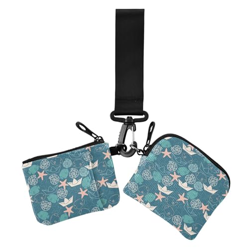 Fresh Artistic Personalisierte Safari-Damengeldbörsen, Kartenetui, schmal, abnehmbar, Geldbörse mit Handgelenkschlaufe für Damen, 2 Stück Fresh Artistic Personalisierte Safari-Damengeldbörsen, Kartenetui, schmal, abnehmbar, Geldbörse mit Handgelenkschlaufe für Damen, 2 Stück von sanluoli