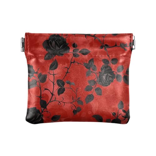 Geldbörse für Damen, Leder, niedlicher Kartenhalter für Damen und Mädchen, Schwarz / Rosa Geldbörse für Damen, Leder, niedlicher Kartenhalter für Damen und Mädchen, Schwarz / Rosa von sanluoli