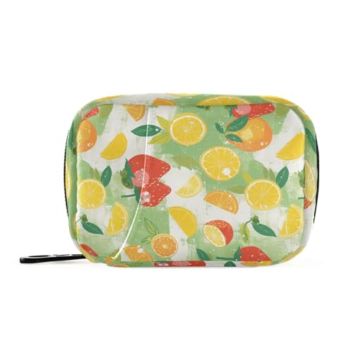 Green Fresh Fruits Sommer-Hilfstasche mit abnehmbaren Fächern, aufsteckbare Pillendosen, Organizer Green Fresh Fruits Sommer-Hilfstasche mit abnehmbaren Fächern, aufsteckbare Pillendosen, Organizer von sanluoli