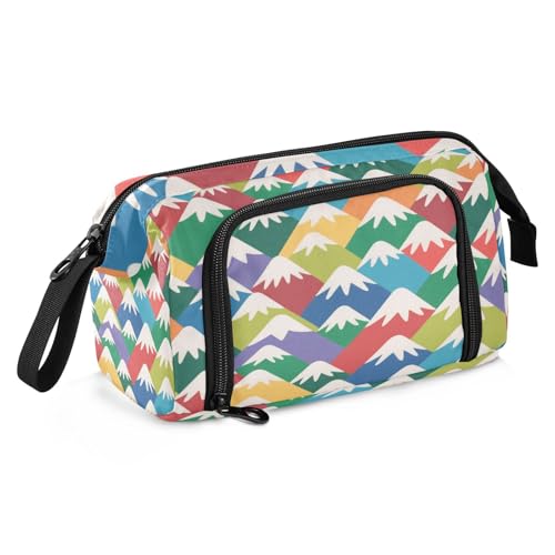 Großes Federmäppchen, großes Fassungsvermögen, Fach mit Griff, Federmäppchen für Schule, Lehrer, Mittelschule, Ölgemälde, Feeling Cute Cat von sanluoli