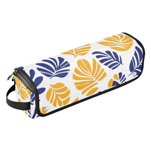 Haarwerkzeug-Reisetasche für Frauen und hitzebeständige Matte, wasserdichter Lockenstab Reiseetui für heiße Werkzeuge, Lockenstab Flacheisen, Haarvolumizer Styler, tropisch von sanluoli