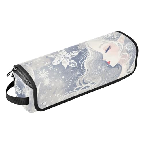 Hair Tools Reisetasche mit hitzebeständigem Pad, großes Fassungsvermögen, Glätteisen, Organizer für Lockenstab Glätteisen, flacher Haartrockner, Feen-Grau, Weiß Hair Tools Reisetasche mit hitzebeständigem Pad, großes Fassungsvermögen, Glätteisen, Organizer für Lockenstab Glätteisen, flacher Haartrockner, Feen-Grau, Weiß von sanluoli