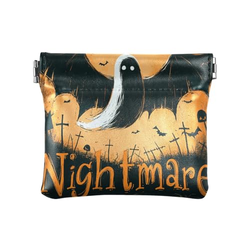 Halloween schwarze Fledermäuse Orange Halloween Damen Leder Münzgeldbörse Einzigartige Karte Schlüssel Organizer für Männer Frauen Reisen Halloween schwarze Fledermäuse Orange Halloween Damen Leder Münzgeldbörse Einzigartige Karte Schlüssel Organizer für Männer Frauen Reisen von sanluoli