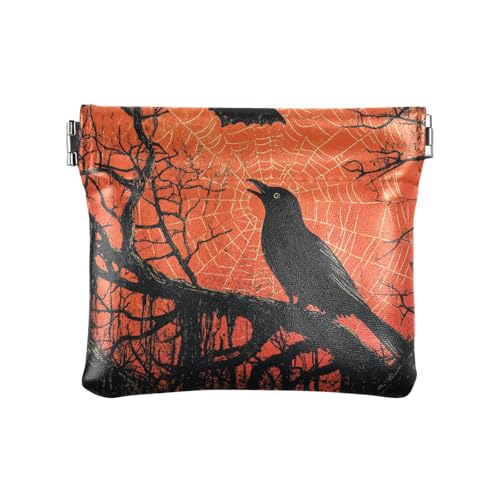 Horror Halloween Black Haunted House Damen Kleine Leder Münzbörse Geldbörse Geldbörse Praktische Mini Münzbörse Taschen für Mädchen Damen Handtasche Horror Halloween Black Haunted House Damen Kleine Leder Münzbörse Geldbörse Geldbörse Praktische Mini Münzbörse Taschen für Mädchen Damen Handtasche von sanluoli