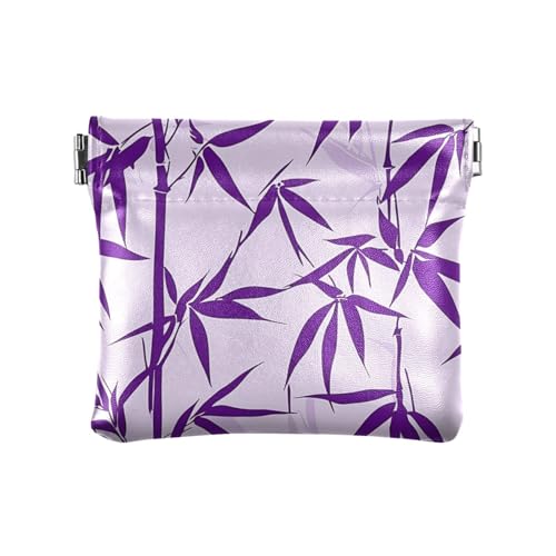 Kleine Damen-Geldbörse aus Leder, für Kleingeld, ausgefallene persönliche Gegenstände, Organizer für Mädchen, Damen, Violett Kleine Damen-Geldbörse aus Leder, für Kleingeld, ausgefallene persönliche Gegenstände, Organizer für Mädchen, Damen, Violett von sanluoli