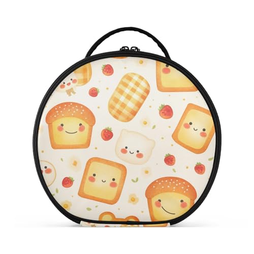 Kosmetiktasche mit Fächern und Griff, große Make-up-Tasche für Damen, mit verstellbaren Trennwänden, 27,9 cm von sanluoli