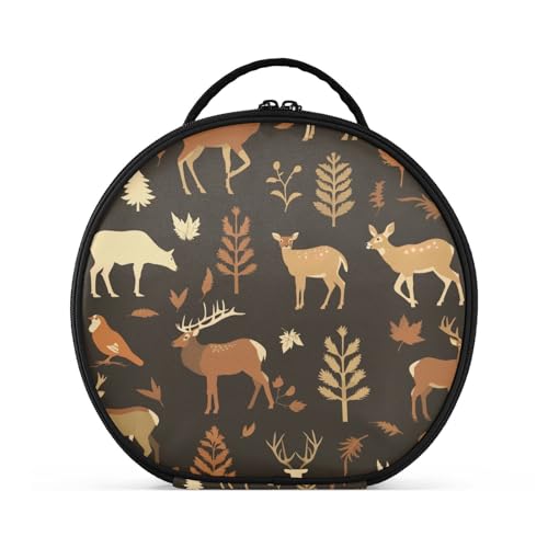 Kosmetiktasche mit Fächern und Griff, leicht, Kulturbeutel für Damen, mit verstellbaren Trennwänden, 27,9 cm von sanluoli