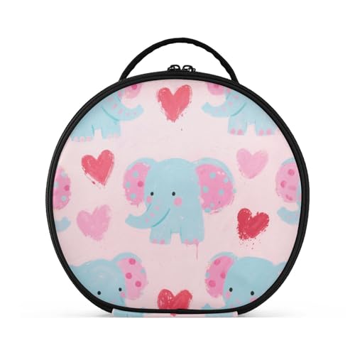 Kosmetiktaschen mit Fächern und Griff, große Make-up-Tasche für Damen, mit verstellbaren Trennwänden, 27,9 cm von sanluoli