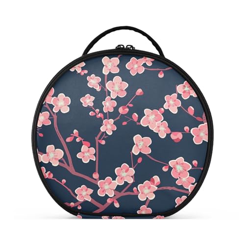 Kosmetiktaschen mit Fächern und Griff, leichte Make-up-Tasche für Damen, mit verstellbaren Trennwänden, 27,9 cm von sanluoli