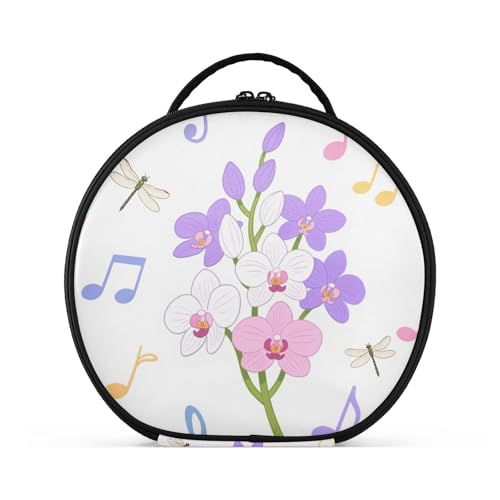 Kosmetiktaschen mit Fächern und Griff, stilvolle Kosmetiktasche für Damen, mit verstellbaren Trennwänden, 27,9 cm von sanluoli