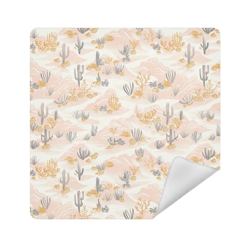 Kulturbeutel, Kamera-Objektivtuch, magisch, selbstklebend, Kosmetiktasche, Organizer, 35 x 35 cm, Verpackung für Toilettenartikel, Niedlicher Pastell-Pfirsich-Pfirsich-Pfirsich, 13.8x13.8in von sanluoli